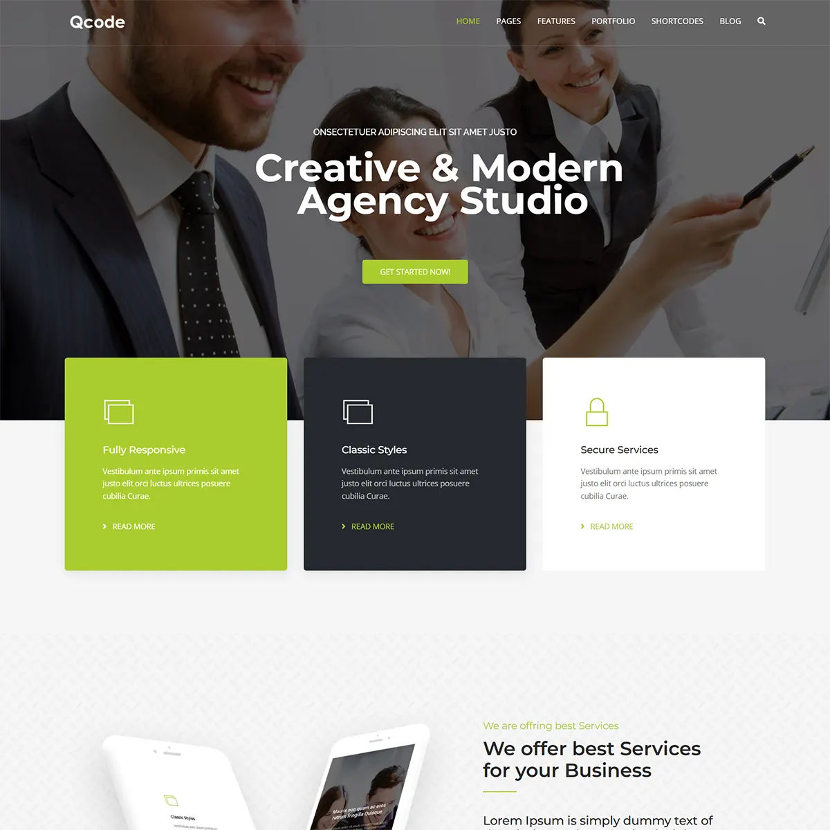 Qcode - Responsive MultiPurpose Joomla 5 Template