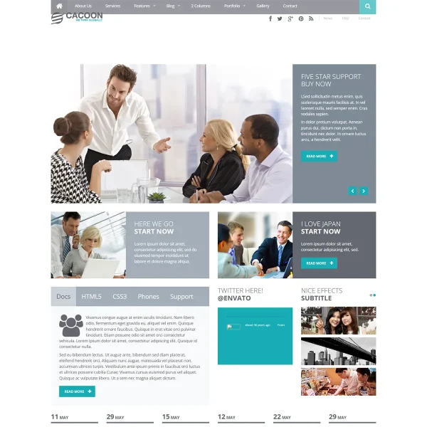 Cacoon :: Responsive Business Joomla 3, 4 & 5 Template