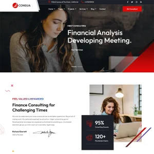 Consua Joomla 5 Consulting Business Template