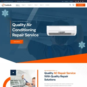 Cooltech Joomla 5 Air Conditioning & Heating Template