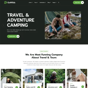 Gowilds - Joomla 5 Travel & Tour Booking Template