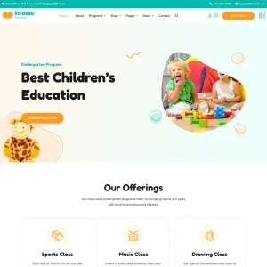 Kindedo Joomla 5 Kindergarten & School Template