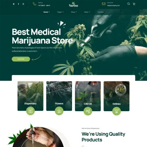 Narioz - Joomla 5 Cannabis & Marijuana Template