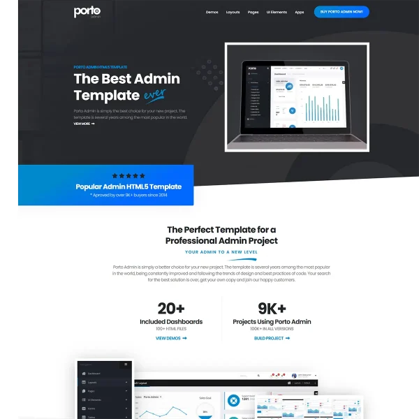 Porto Admin Responsive HTML5 Template