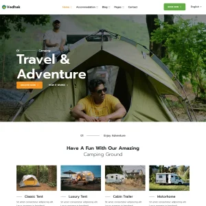 Vedhak Joomla 5 Adventure Tours and Travel Template