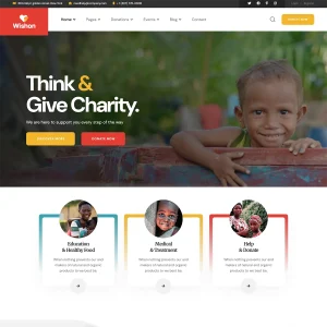 Wishon Joomla 5 Nonprofit Charity Template | NGO