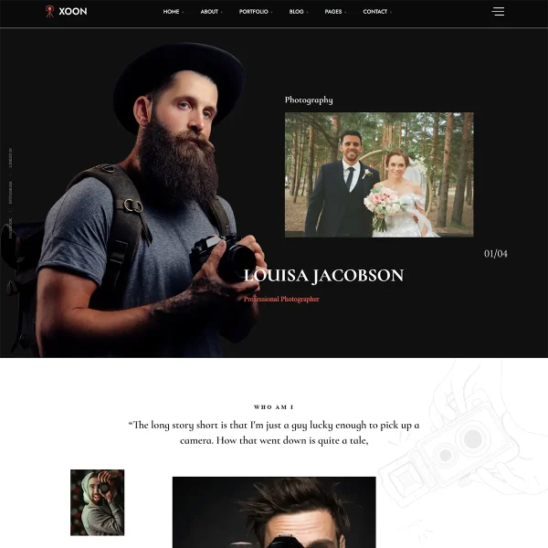 Xoon - Joomla 5 Photography Portfolio Template | Photographer