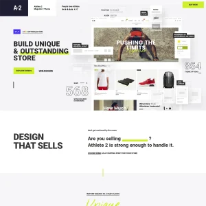 Athlete2 Strong Magento 2 Theme