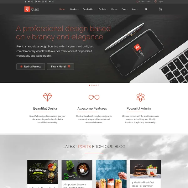 FLEX Multi-Purpose Joomla Template