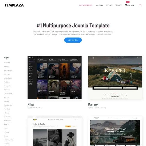 Jollyany | Multi-Purpose Joomla 5 Template