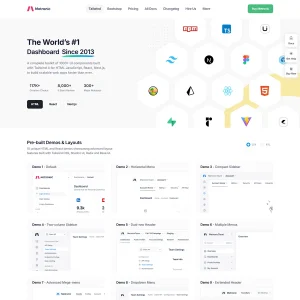 Metronic | Tailwind, Bootstrap, React, Next.js, Vue, Angular, Laravel Admin Dashboard HTML Template