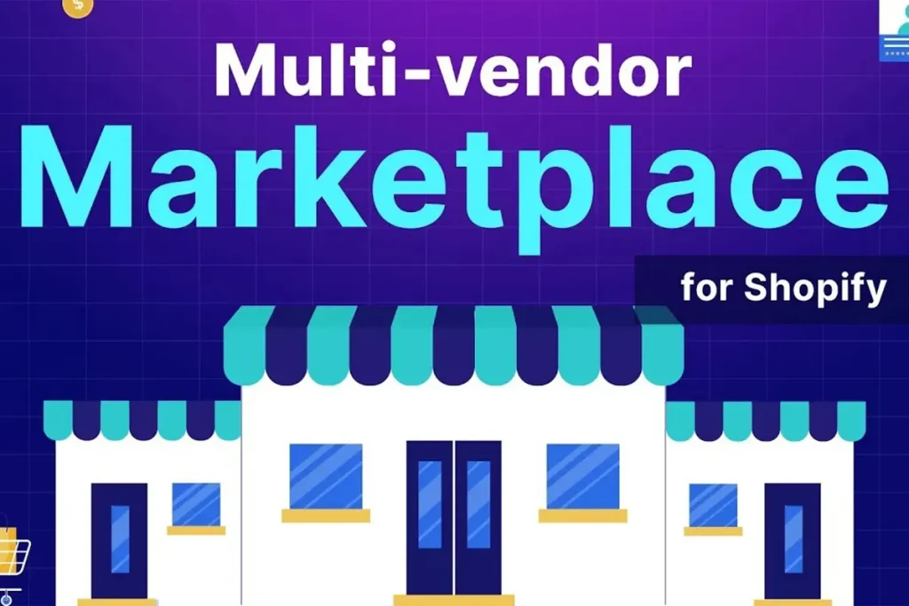 Admin panel of a Shopify multi-vendor marketplace store