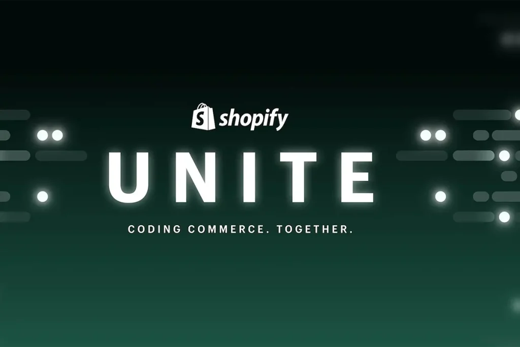 Shopify Unite 2025 conference highlights with AI, theme, and checkout features