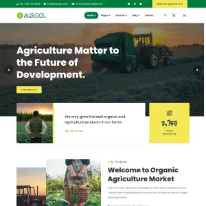 Agrool Joomla 5 Agriculture Farming Template