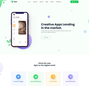 Appz Joomla 5 Mobile App landing Template