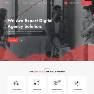 Bixos Joomla 5 Business & Digital Agency Template