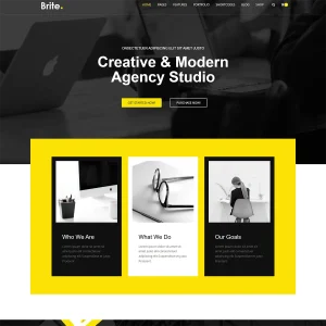 Brite | Responsive MultiPurpose HTML5 Website Template | Business