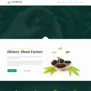 Canabicom - Joomla 5 Medical Cannabis & Marijuana Template