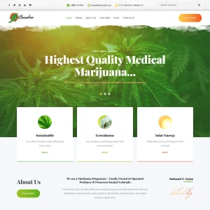 Canabro - Joomla 5 Cannabis & Medical Marijuana Template