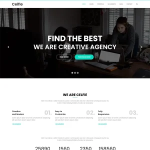 Celfie - Joomla 5 Responsive Multipurpose Creative Template