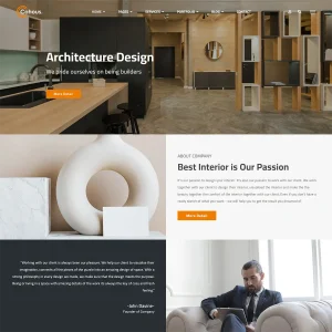 Cohous Joomla 5 Architecture and Interior Design Template