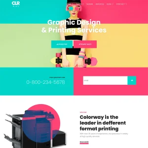 ColorWay - Joomla 5 Printing Design Service Template