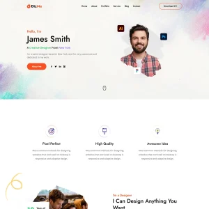 Dizme Joomla 5 Personal Portfolio Template