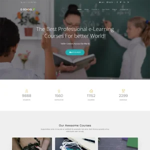 E School - Joomla 5 Learning and Courses Template | Education