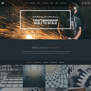 Ferrum - Joomla 5 Welding And Metal Works Template