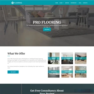Flooring - Joomla 5 Floor Repair / Refinish Template