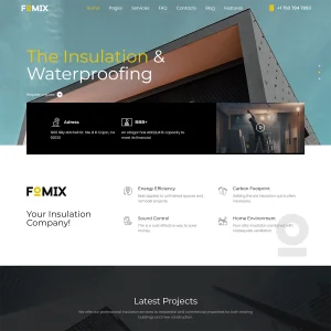 Fomix - Joomla 5 House Insulation & Energy Efficiency Template