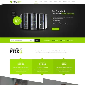 Foxuhost - Web Hosting, Responsive HTML5 Template