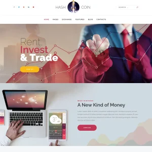 HashCoin Plus - Joomla 5 Bitcoin Crypto Currency Template