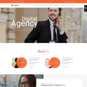 Hasta - Responsive Multipurpose HTML5 Template