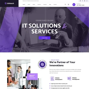 Infetech - Joomla 5 Technology & IT Solutions Template
