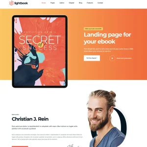 Lightbook - Joomla 5 Book Author Promo Template | Writers