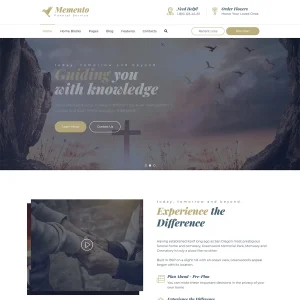 Memento - Joomla 5 Multipurpose Funeral Services Template
