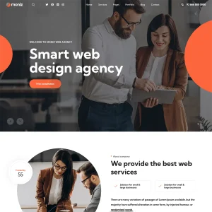 Moniz Joomla 5 Web Design Agency Template