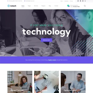 Notech Joomla 5 IT Solutions & Services Template