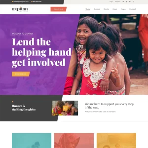 Oxpitan - Joomla 5 Nonprofit Charity and Fundraising Template