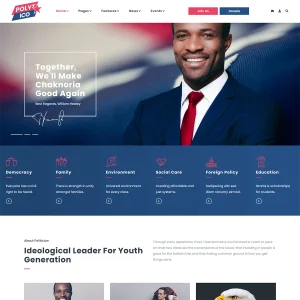 Polytico Joomla 5 Political And NGO Template | Politician