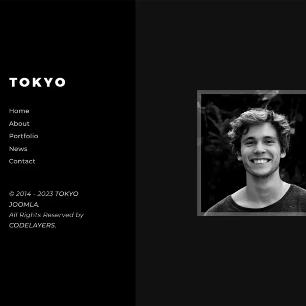 Tokyo Joomla 5 Personal Portfolio Template