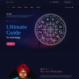 Vedi - Joomla 5 Astrology and Horoscope Template | Astrologer