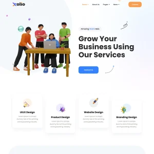 Xolio - Joomla 5 Creative Agency & Portfolio Template